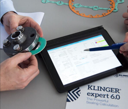 iPad上的Klinger專家墊片計算和選擇軟件